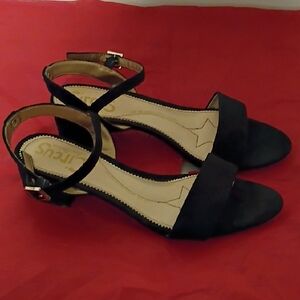 Sam Edelman Black Ankle Strap Heels